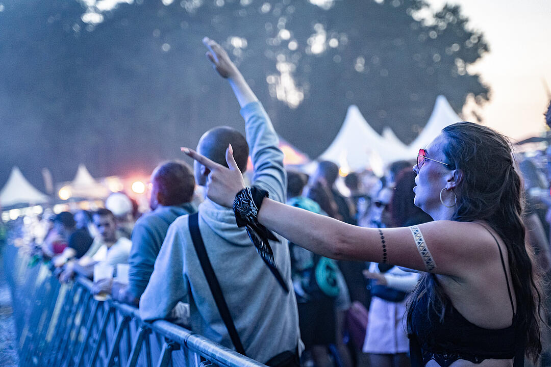 Beste Partystimmung auf dem Festival-Gelände!