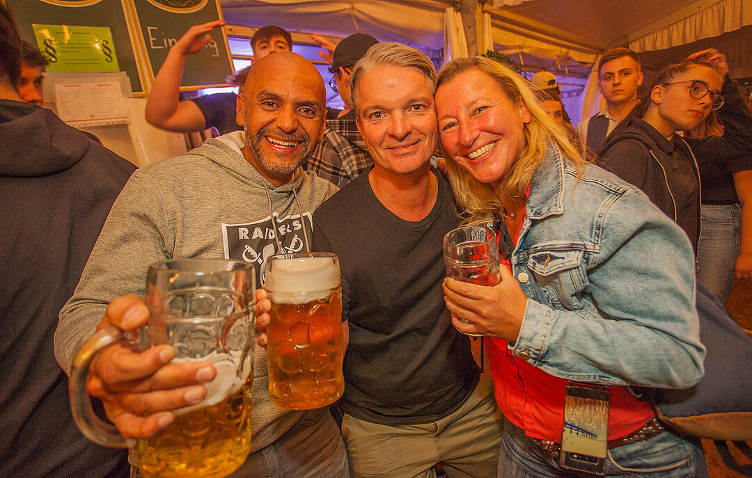 Ausgelassene Stimmung mit rocKing und Tasty 7.