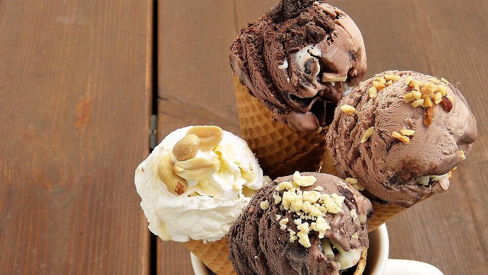 Ein Eis in der Waffel geht immer.