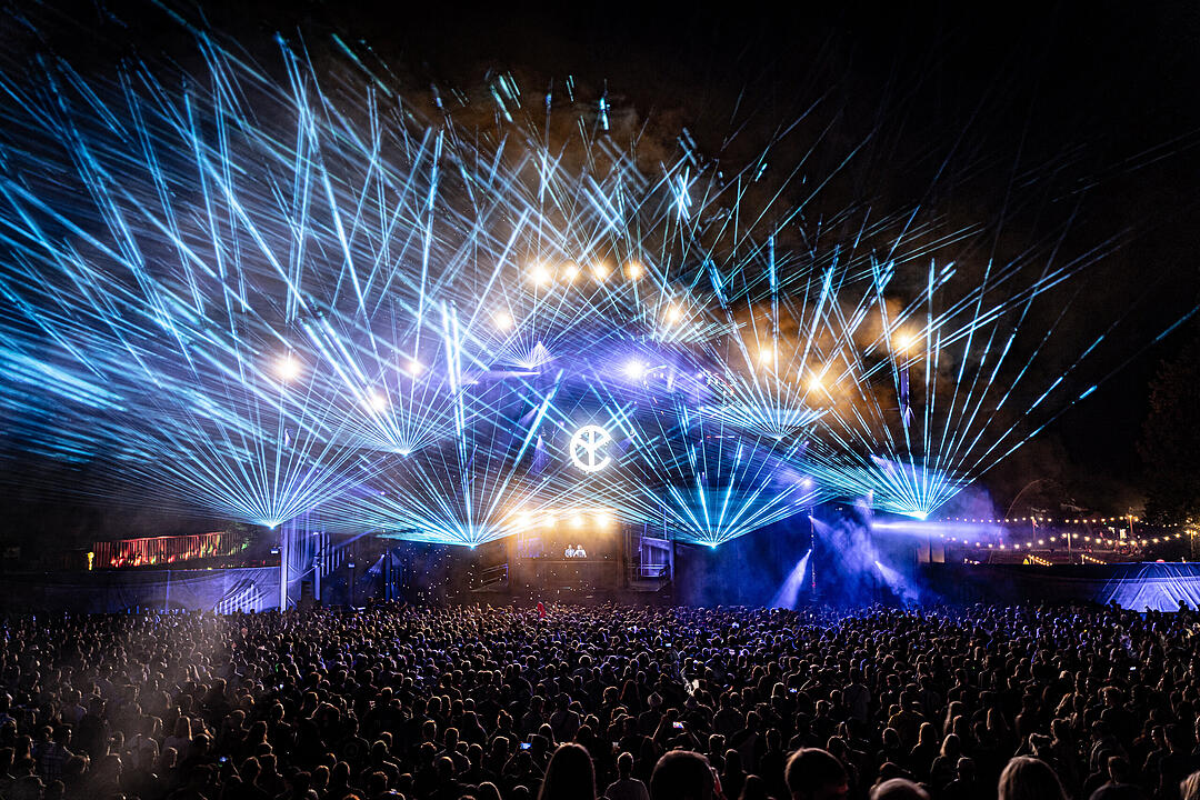Beste Partystimmung auf dem Festival-Gelände!
