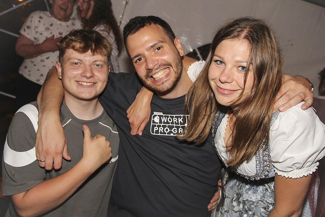 Am Montag spielte die Band "Radspitz".