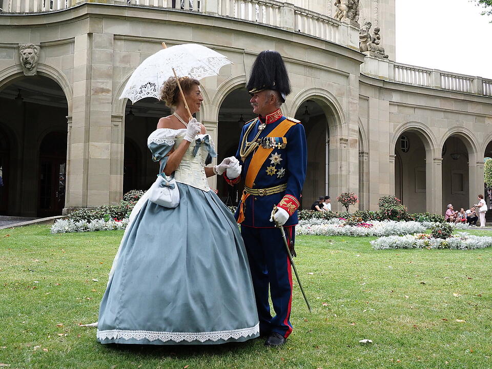 Historienspektakel im Kurpark