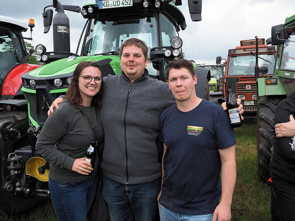 Tobias, Markus und Philipp Thomann zu Gast in Schwärzelbach