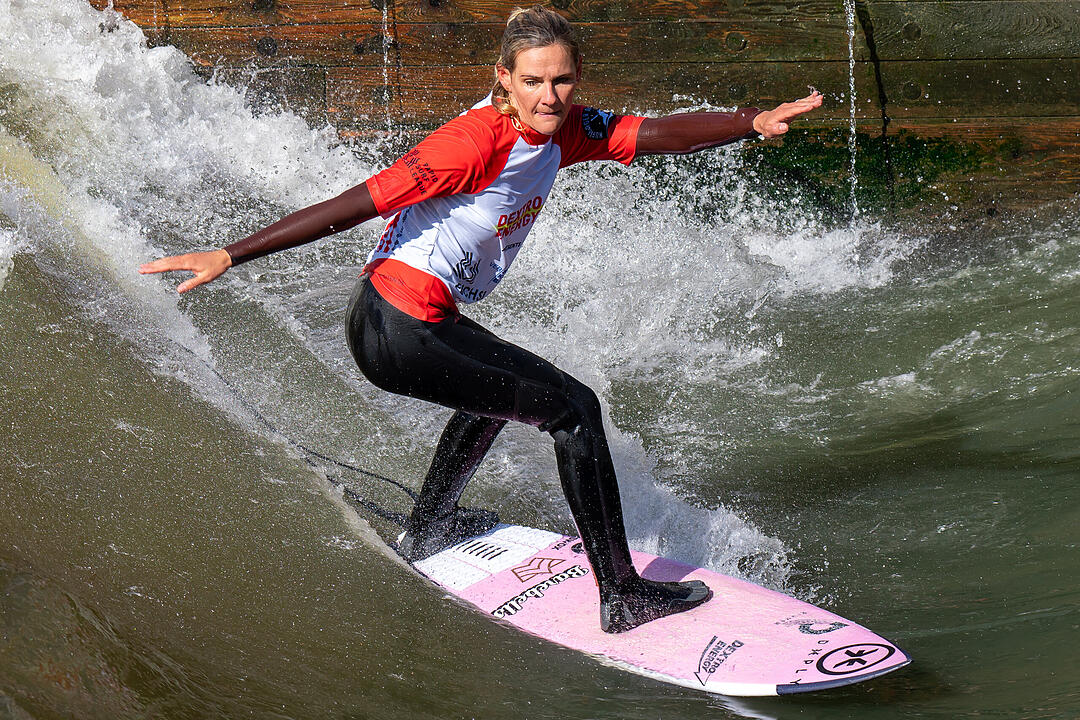 Die Surferwelle mitten in Nürnberg