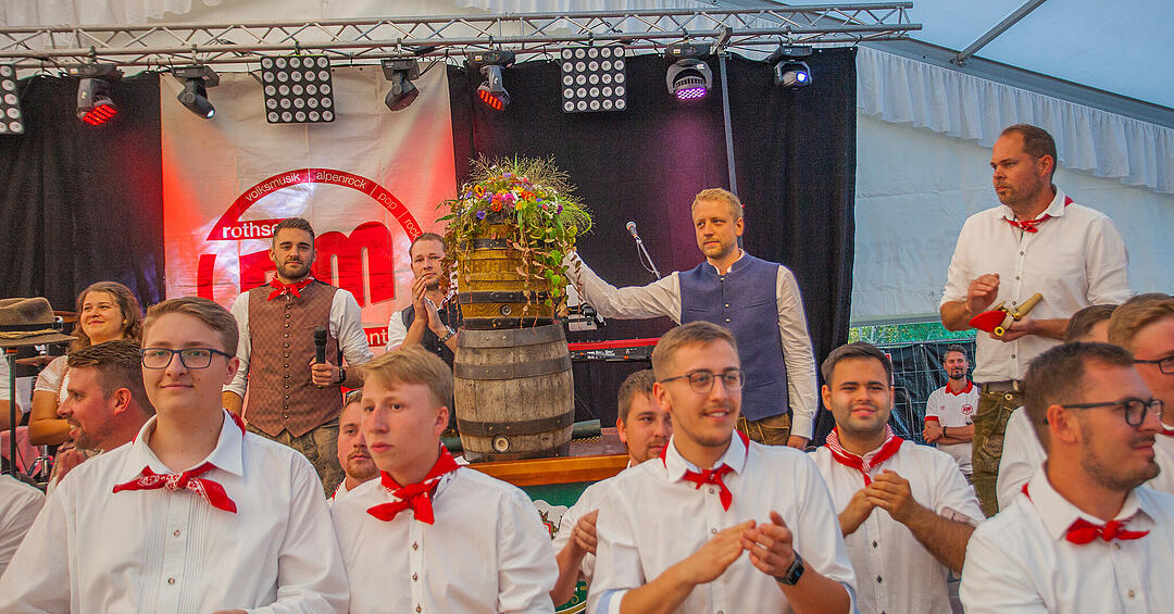 Grandioser Auftakt mit den Rothsee Musikanten.