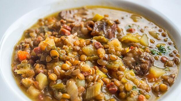Ein Klassiker: Die gute alte Linsensuppe.