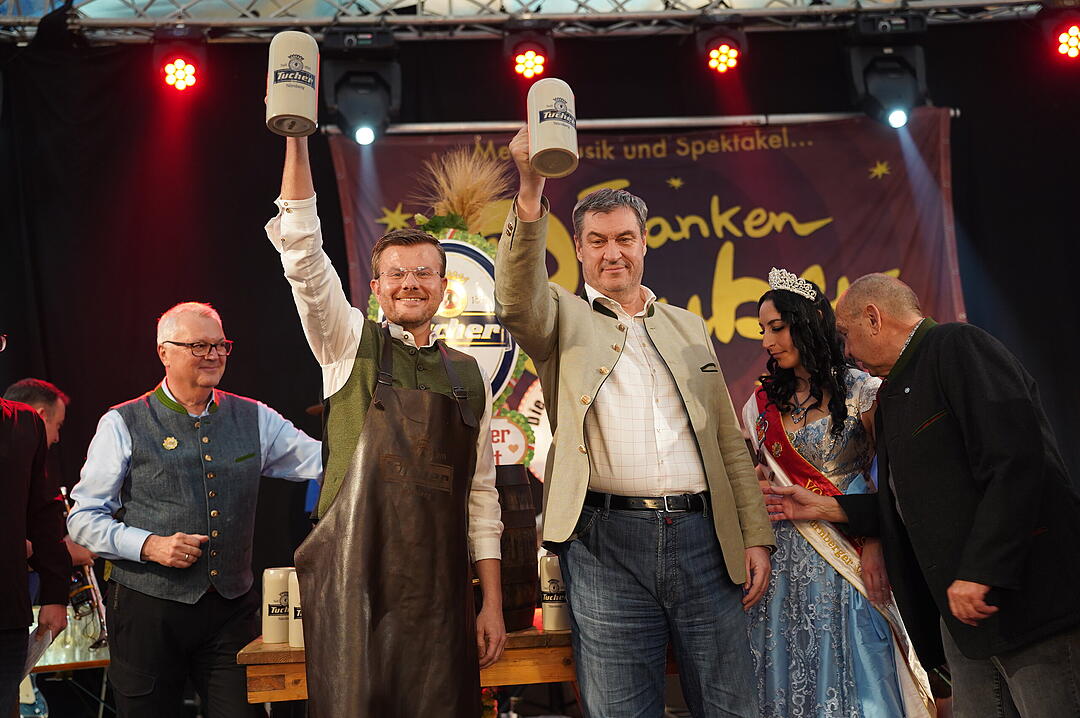 Das Nürnberger Frühlingsfest 2024 ist eröffnet.