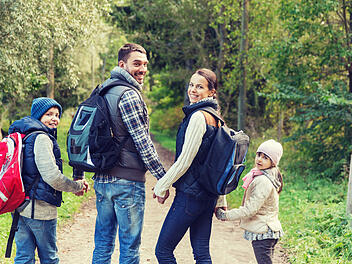 Familie, Wandern, Ausflug, Ausflug mit Kindern