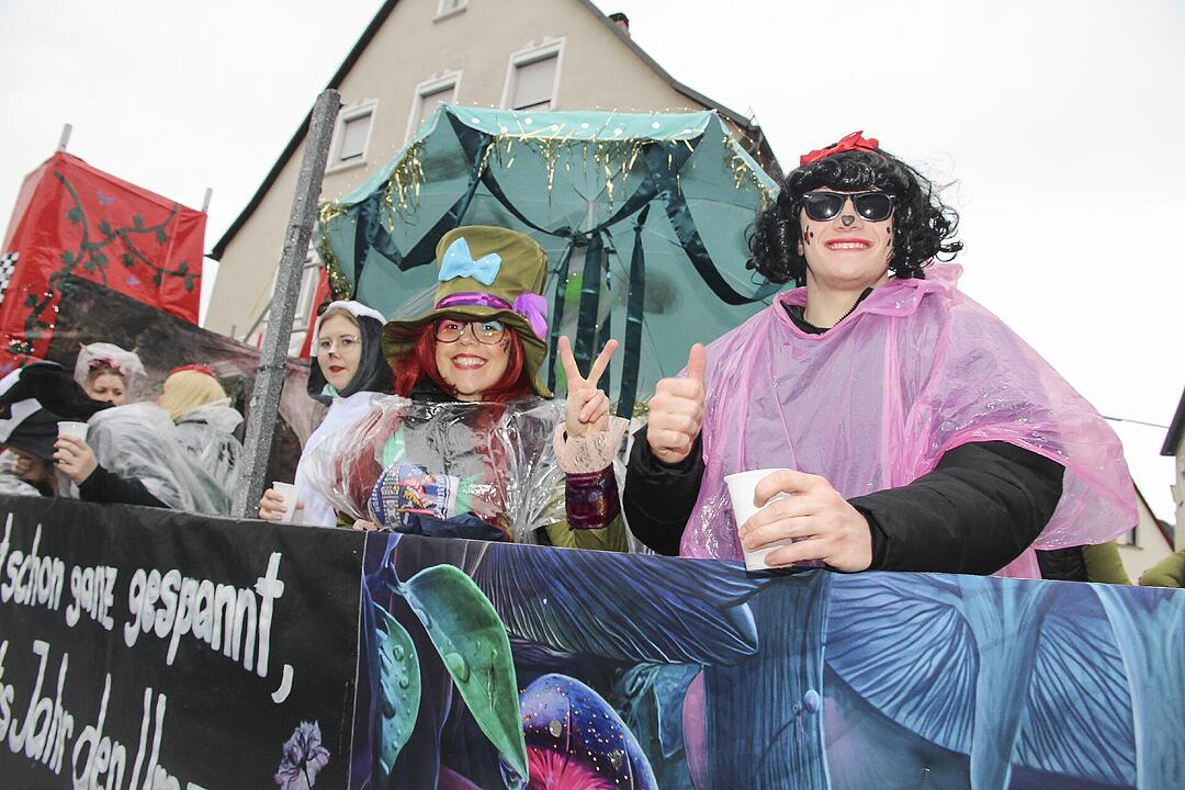 Großer Faschingsumzug  zum Stadtsteinacher Marktplatz