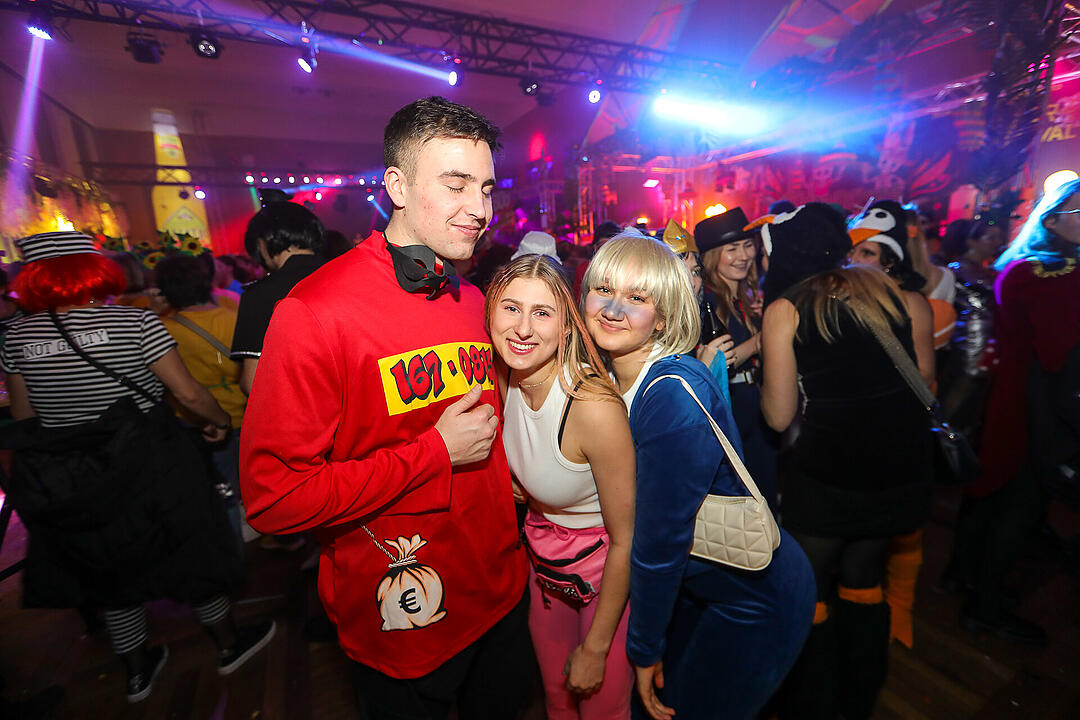 Beste Partystimmung in der Stadthalle