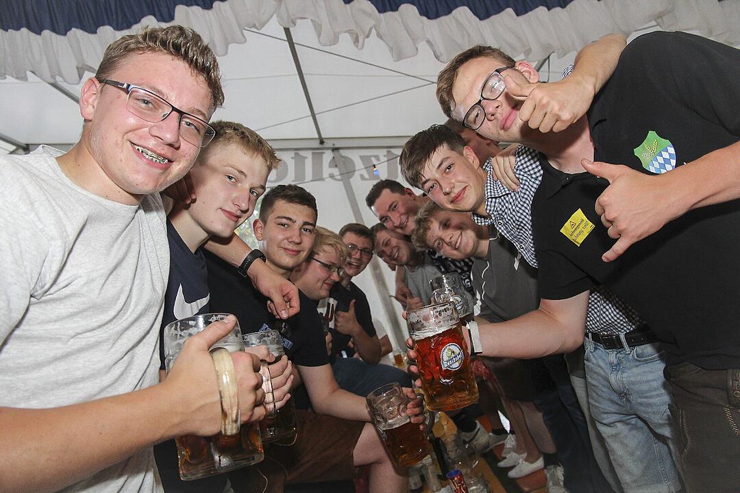 Am Montag spielte die Band "Radspitz".
