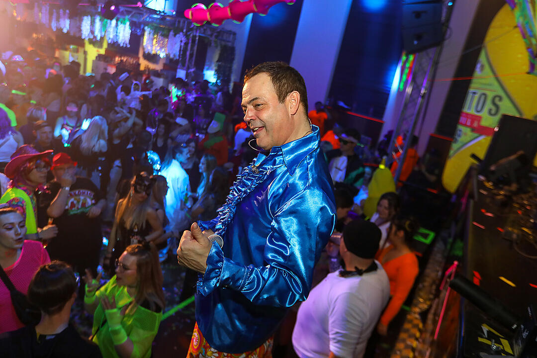 Beste Partystimmung in der Stadthalle