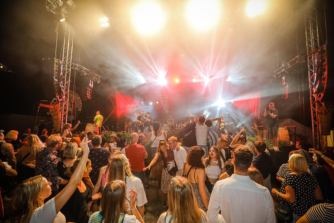 Erstklassige Stimmung mit den Almrockern!
