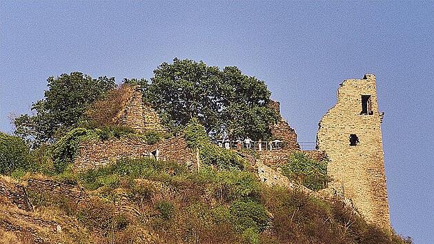 Die Burgruine Are befindet sich oberhalb der Gemeinde Altenahr in Rheinland-Pfalz.