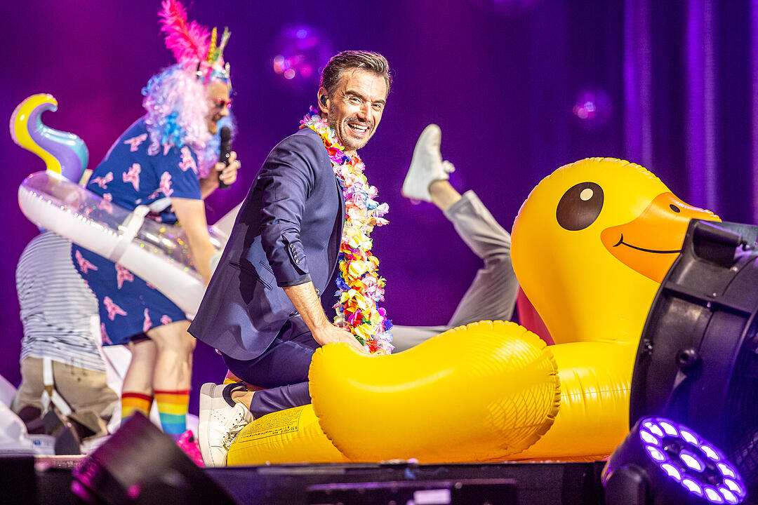 Florian Silbereisen feierte eine Riesenparty