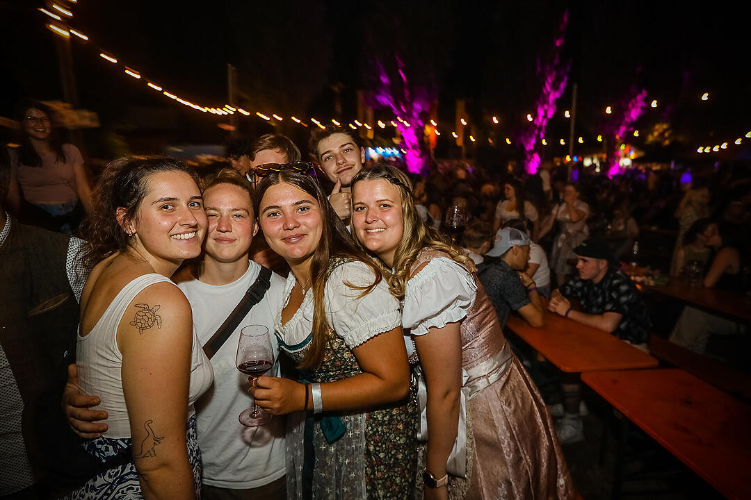 Erstklassige Stimmung mit den Almrockern!
