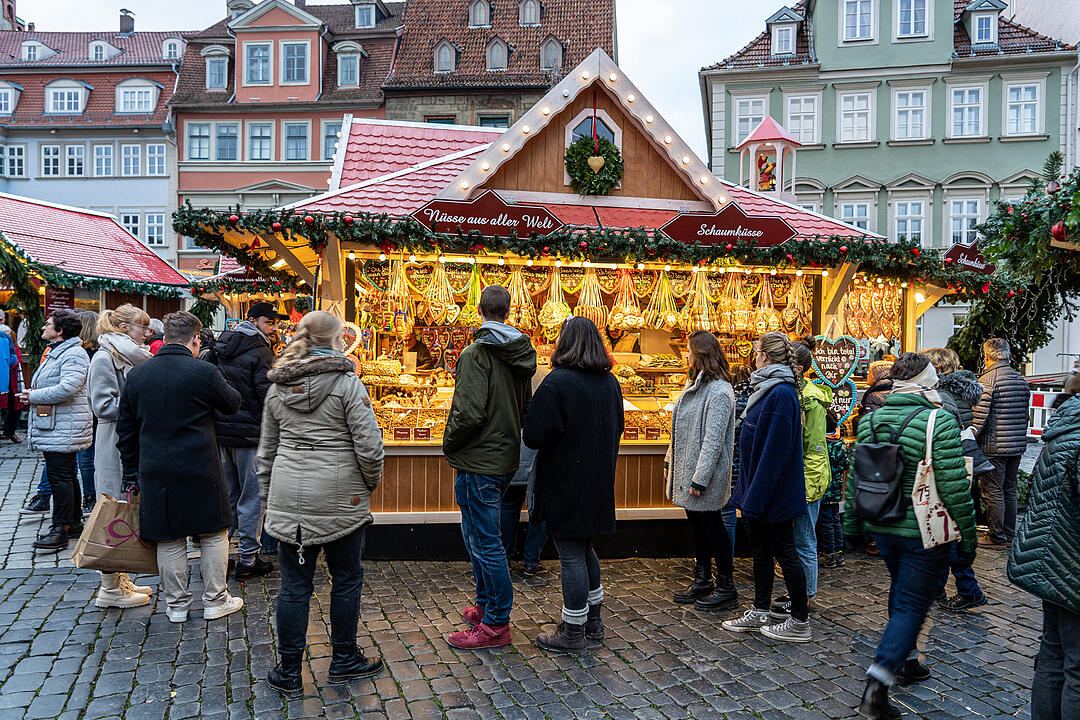 Zauberhafte Atmosphäre auf dem Marktplatz.