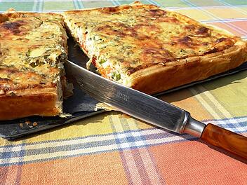 Die Quiche gelingt und schmeckt immer.