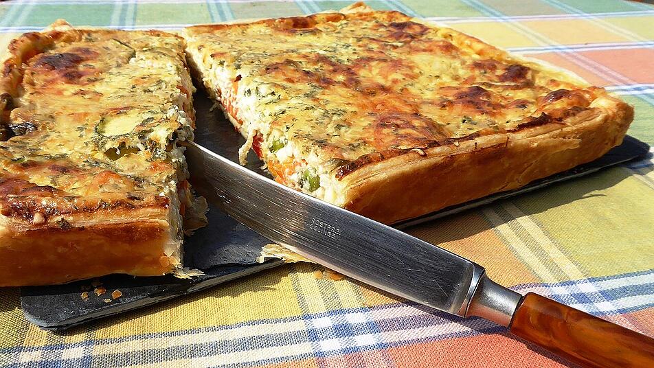 Die Quiche gelingt und schmeckt immer.
