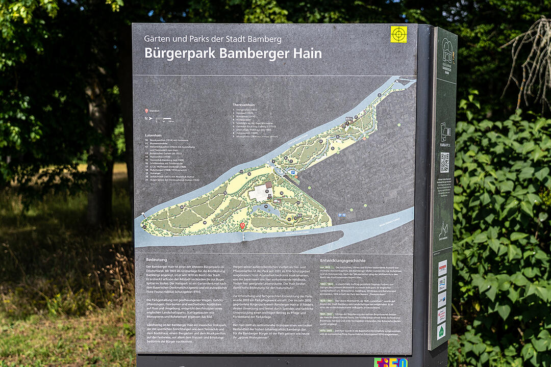 Einer der ältesten Bürgerparks in Bayern