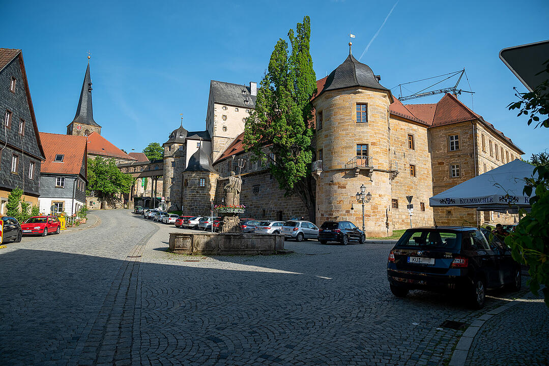 Beeindruckende Schlossanlage