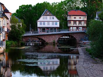 Wie im Urlaub: Die Brückenhäuser in Bad Kreuznach.