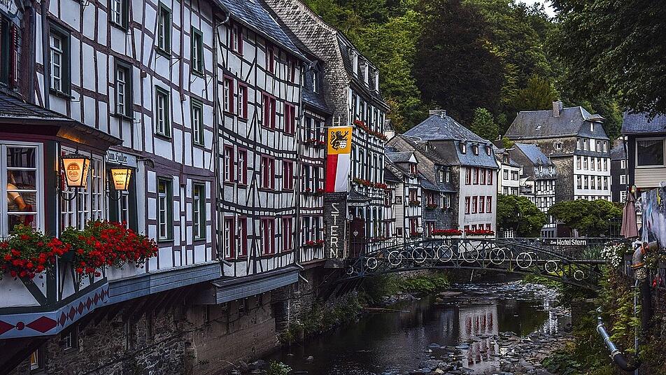 Monschau wurde zur schönsten Kleinstadt in Deutschland gekürt.