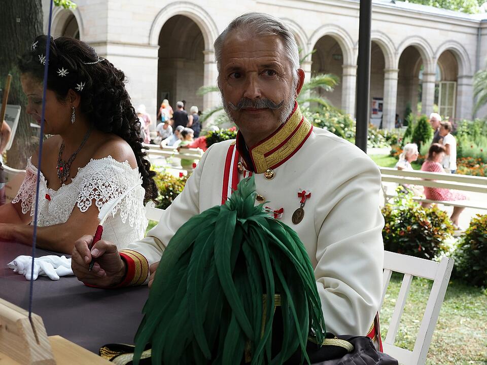 Historienspektakel im Kurpark