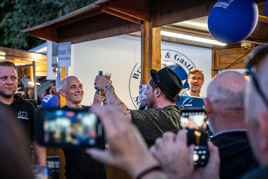 Der sympathische Sänger sorgte für klasse Stimmung!