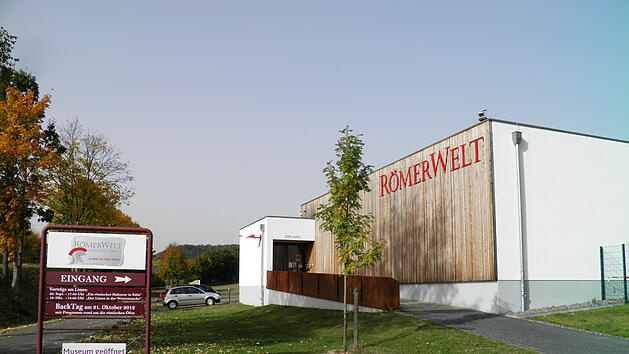 Das Gelände des Erlebnismuseums "RömerWelt" in Rheinbrohl.