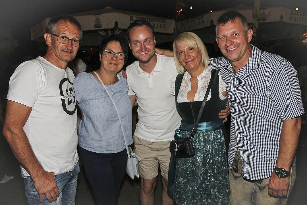 Am Montag spielte die Band "Radspitz".