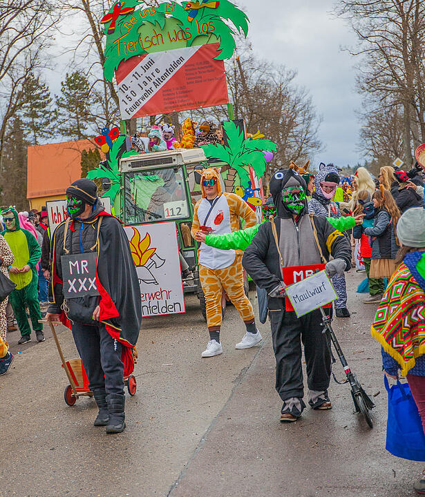 Tausende Narren und Närrinnen feierten auf der Straße