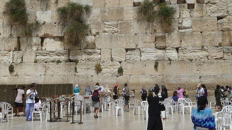 An der Klagemauer in Jerusalem. Foto: irfe