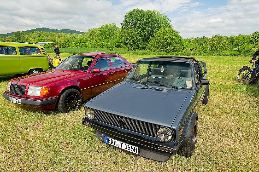 Es kamen viele Oldtimerfreunde.