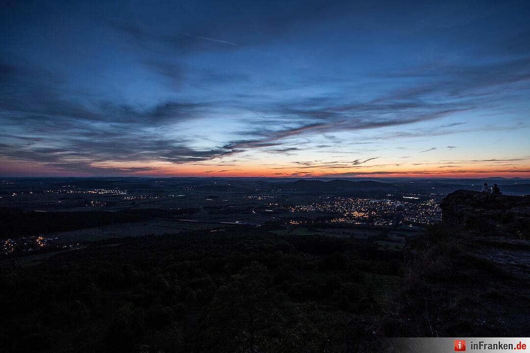 Sonnenuntergang auf dem Staffelberg
