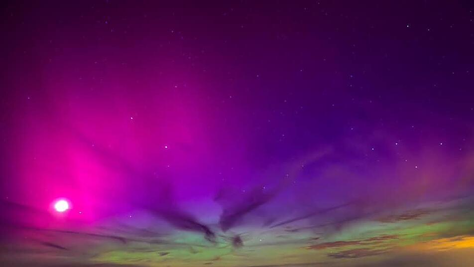 Polarlichter Framersheim, Rheinhessen
