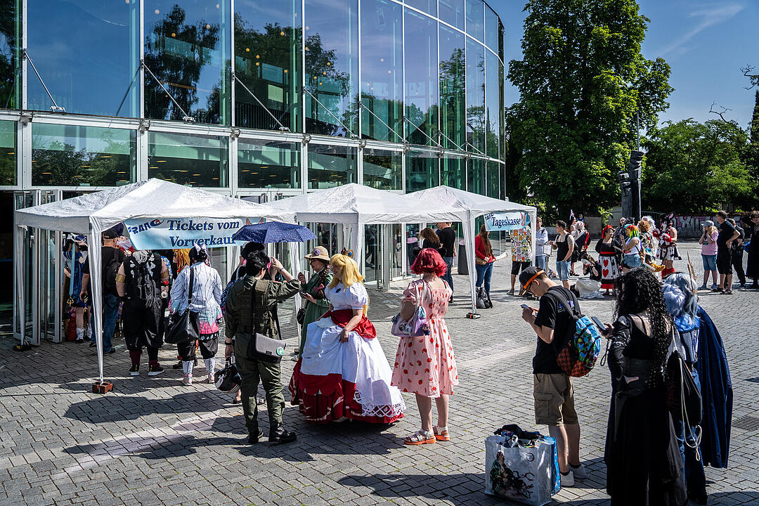 Wunderschöne Cosplays konnten bewundert werden!